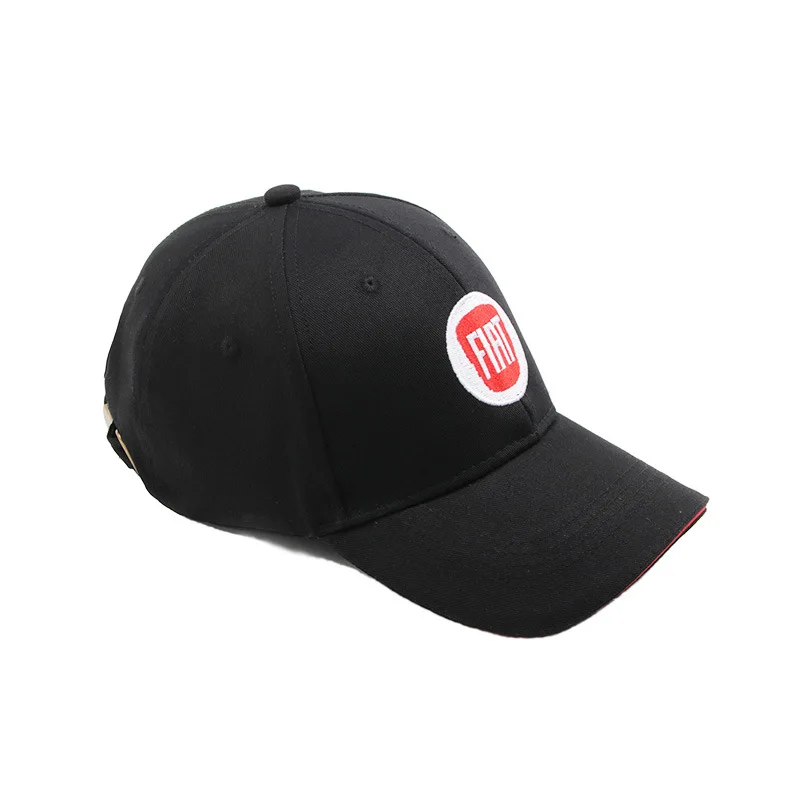 Modny haft na Fiat czapki baseballowe mężczyzn Snapback kapelusz przeciwsłoneczny Hip Hop Trucker Outdoor sport bieganie wędkarstwo regulowane