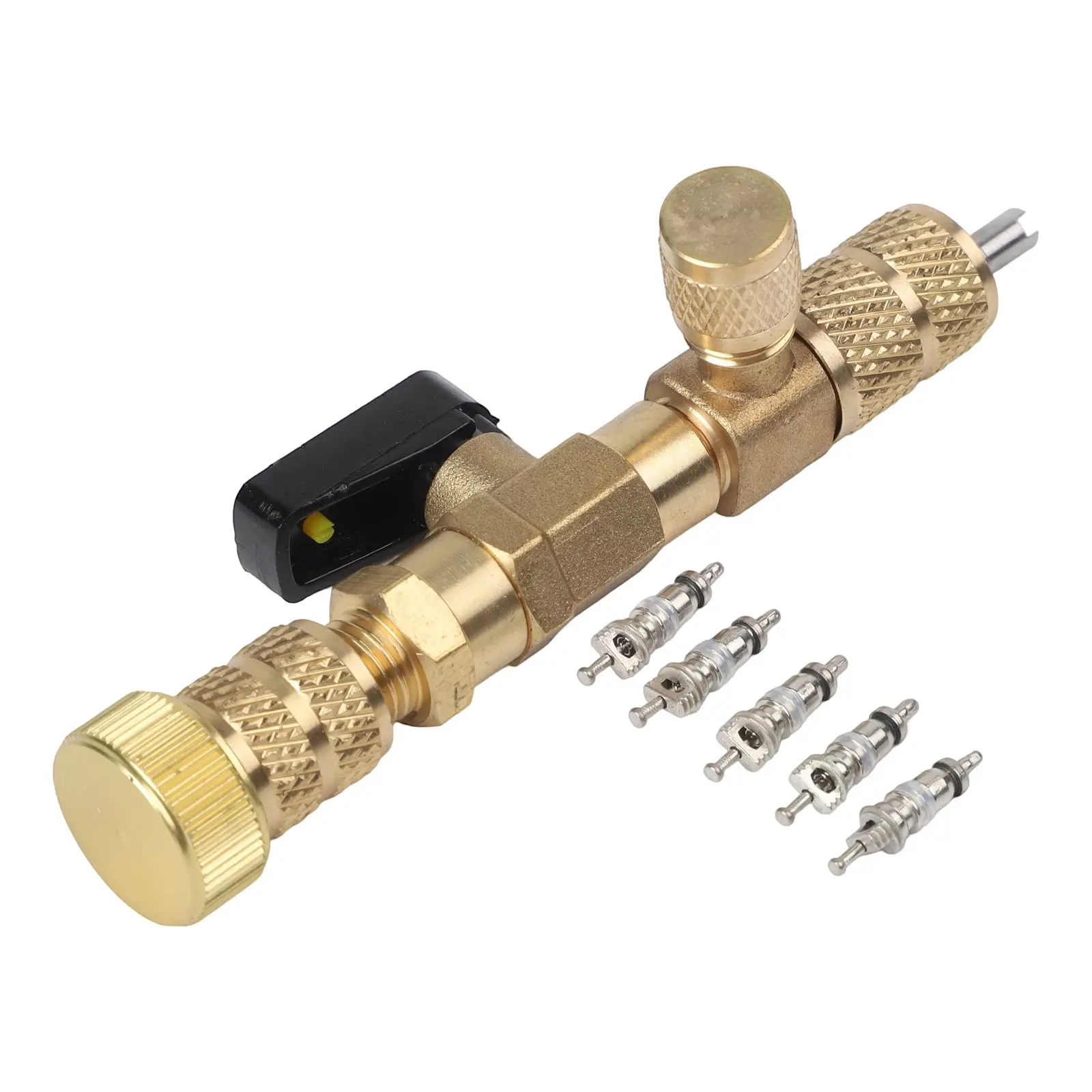 Air Conditioning Valve Installer Valve Core Remover Core Removal Tool Valve Core Remover Easy Core Control External Bypass Port