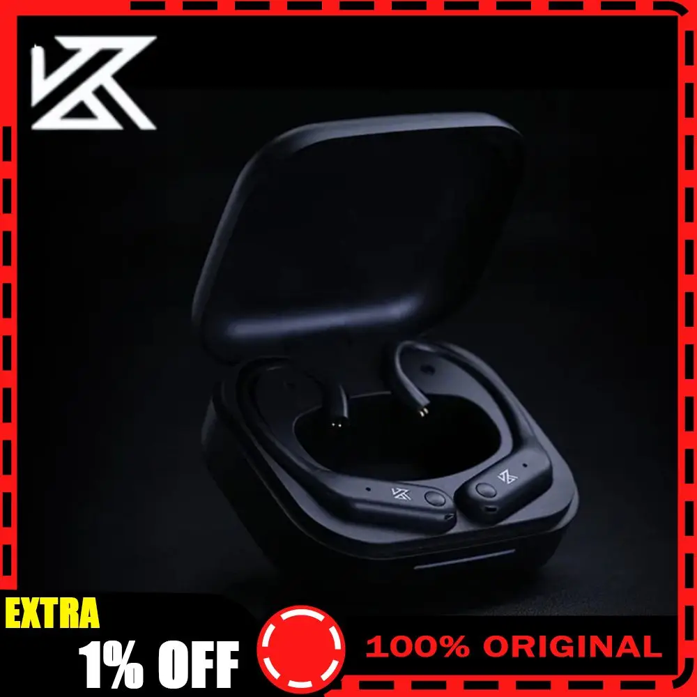 

KZ AE01/AE01 Pro Wireless Upgrade In-Ear Hook Earphones Cable ANC Low Latency Noise Cancellation Bluetooth 5.2 C-Pin With Mic