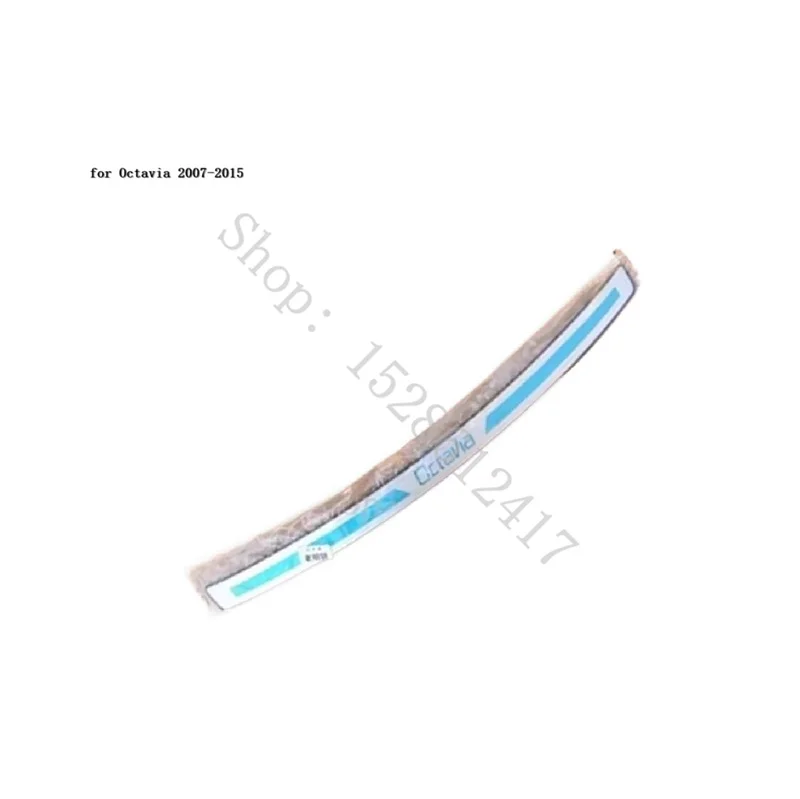 rear styling Stainless Steel Rear Bumper Protector Sill Trunk Tread Plate Trim for Skoda Octavia 2007-2018 Car styling