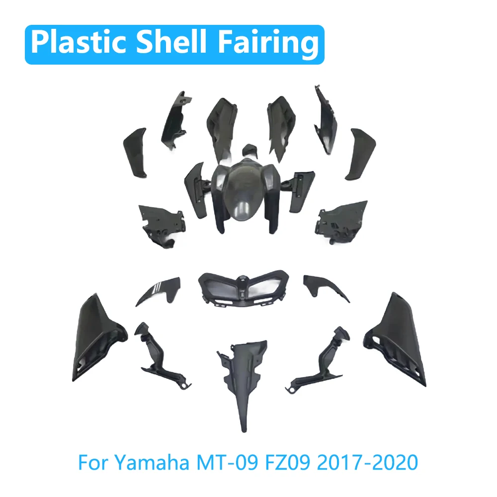 

For Yamaha MT-09 MT09 FZ09 FZ 09 2017-2020 Motorcycle ABS Plastic Shell Fairing Bodywork Kit Panel Set Accessories