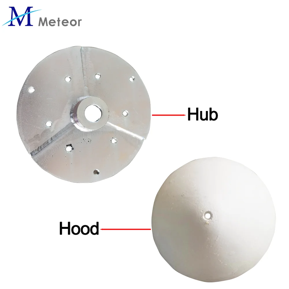 Meteor 1.35m 1.5m 1.8m 1.95m Reinforced Fiberglass Blades for 1KW 5KW 8KW Horizontal Axis Wind Turbines Accessories Generator