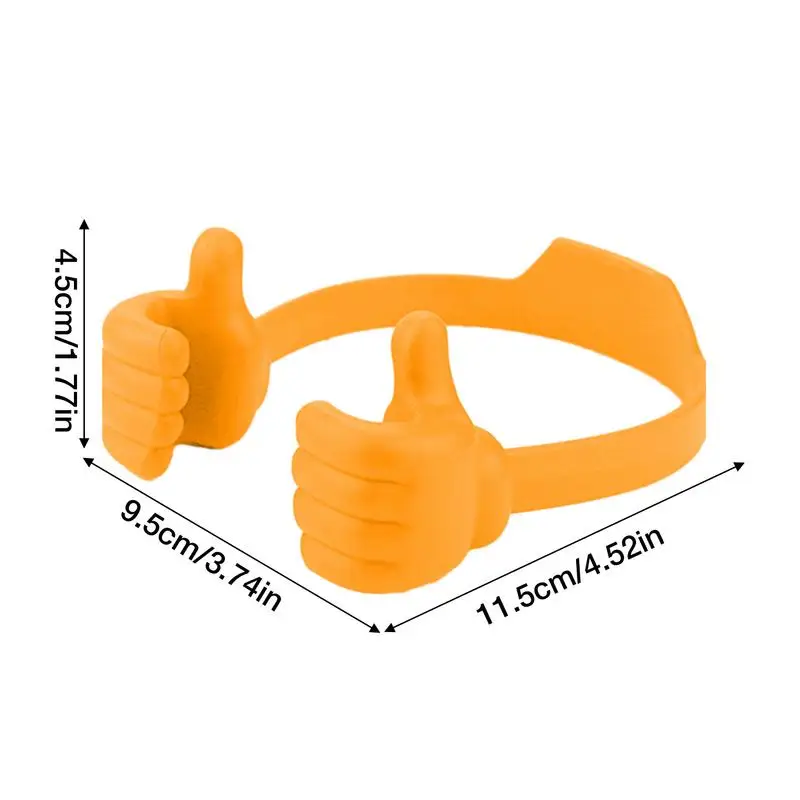 Pemegang ponsel jempol, dudukan telepon seluler cerdas, dudukan tampilan Tablet berdiri, pemegang telepon seluler