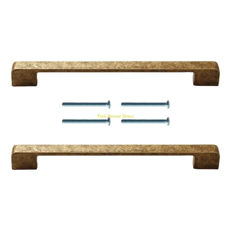 

1pair Dresser Knob Zincs Alloy Drawer Handle Cupboard Pulls Easy to Install