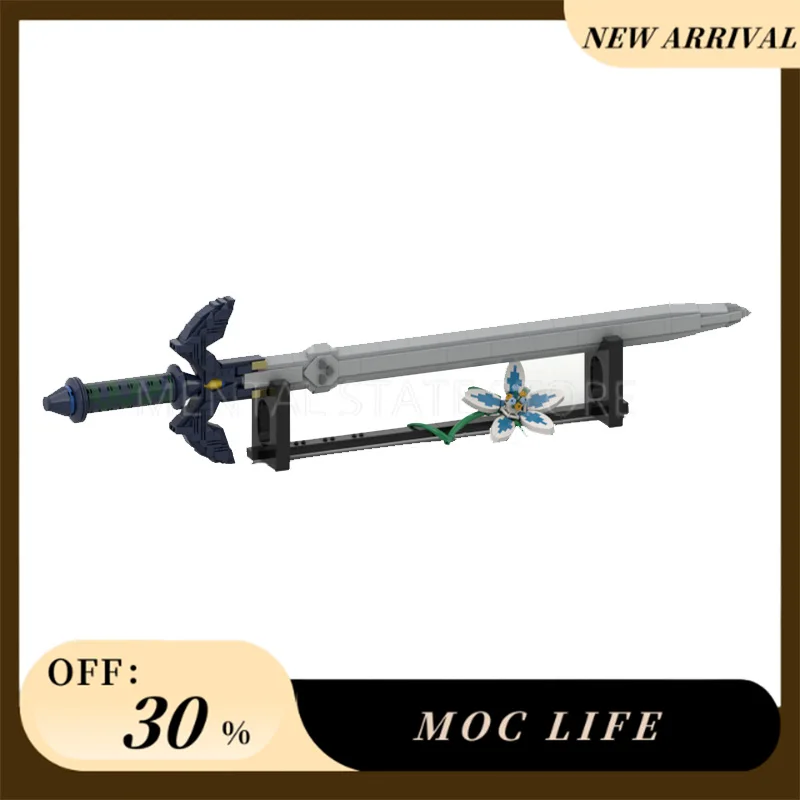 

[619PCS]Customized MOC Master Sword Creative Building Blocks Set STEM Educational Toys DIY Construction Model Kit Birthday Gifts