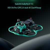 Sub250 DollyFly25 V2 2.5Inches WTFPV FPV Drone Freestyle Quadcopter with PNP/ELRS2.4 Receiver XT30U Connector for DIY