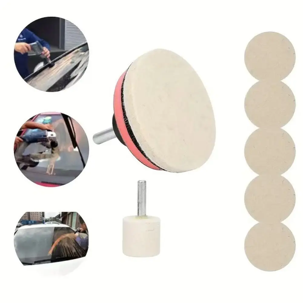Wool Felt Polishing Wheel Buffing Pad Drill Attachment For Jewelry Glass Metal Ceramic Mirror Surface Finish Grinding Tools