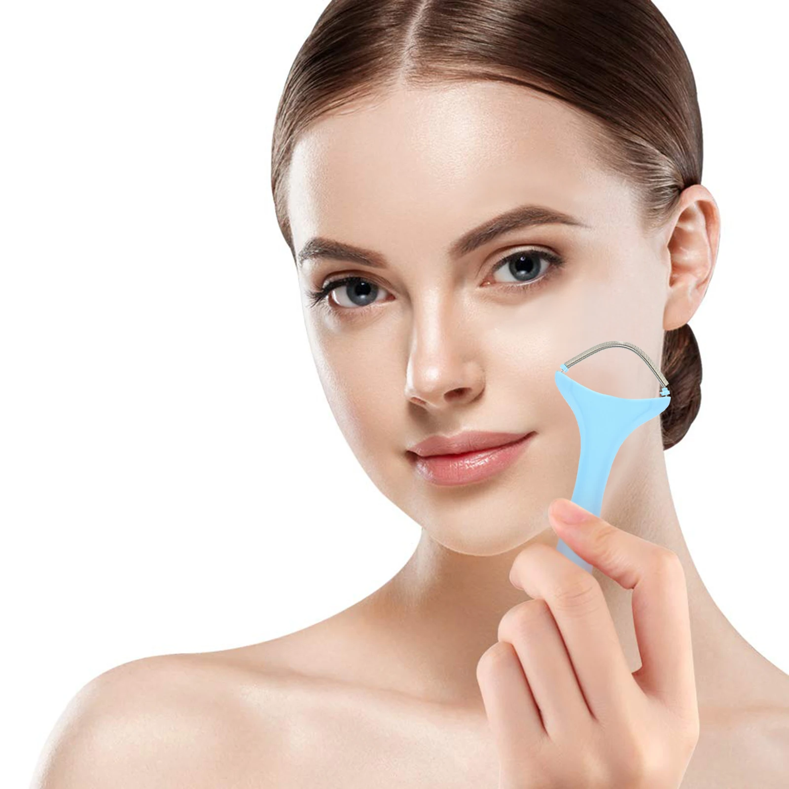 

2 Pcs Facial Hair Remover Epilator for Women Spring Face Tools Removal Brand New Pp Miss