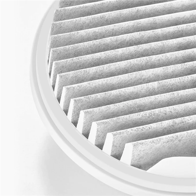 -ABPO 6 قطع لمرشح المكنسة الكهربائية المحمولة Xiaomi Mijia HEPA باللون الأبيض لطراز MJXCQ01DY