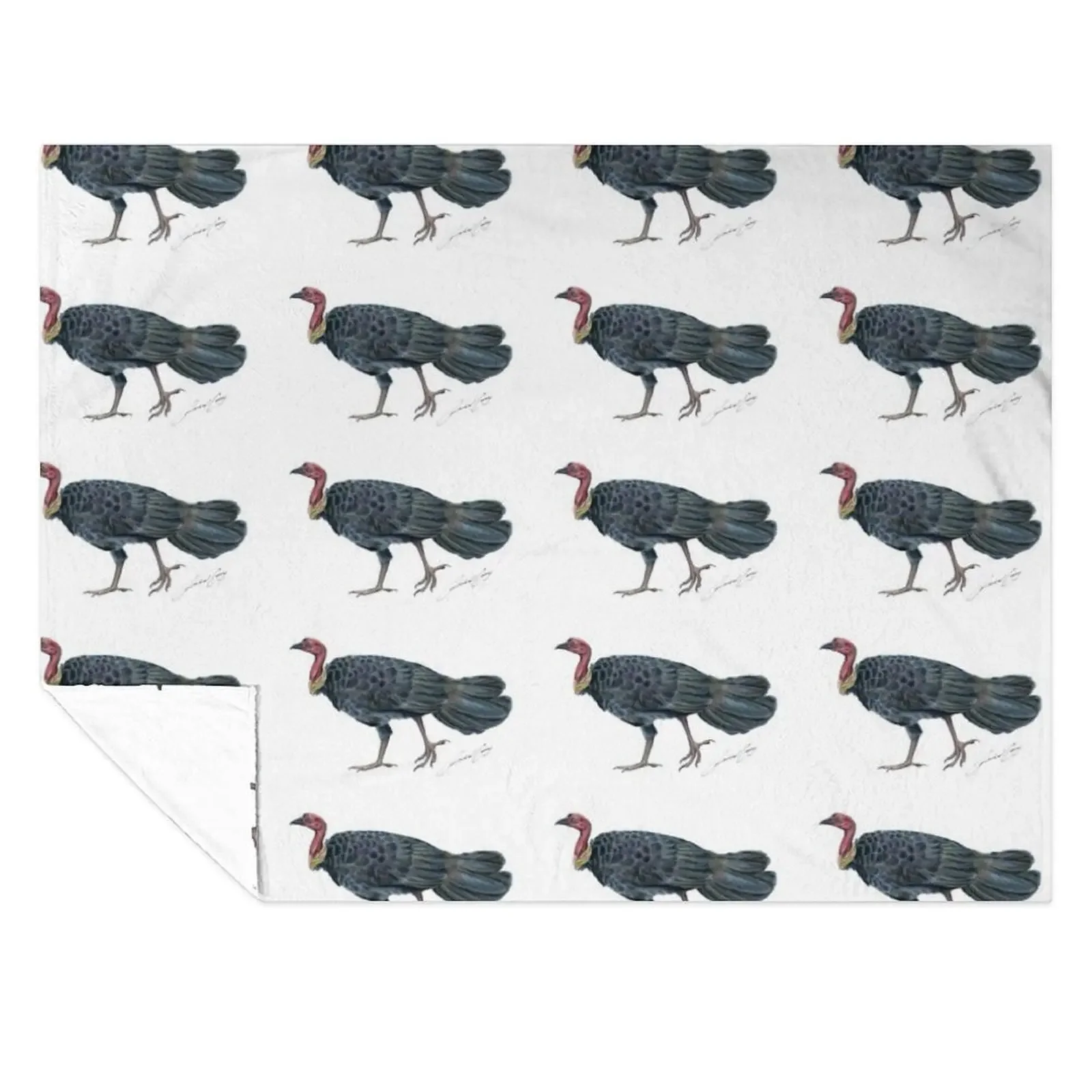 Кисть Турция Буш Турция Noosa Bird - с подписью художников Плед Одеяло Свободные одеяла для кровати Плед Одеяла