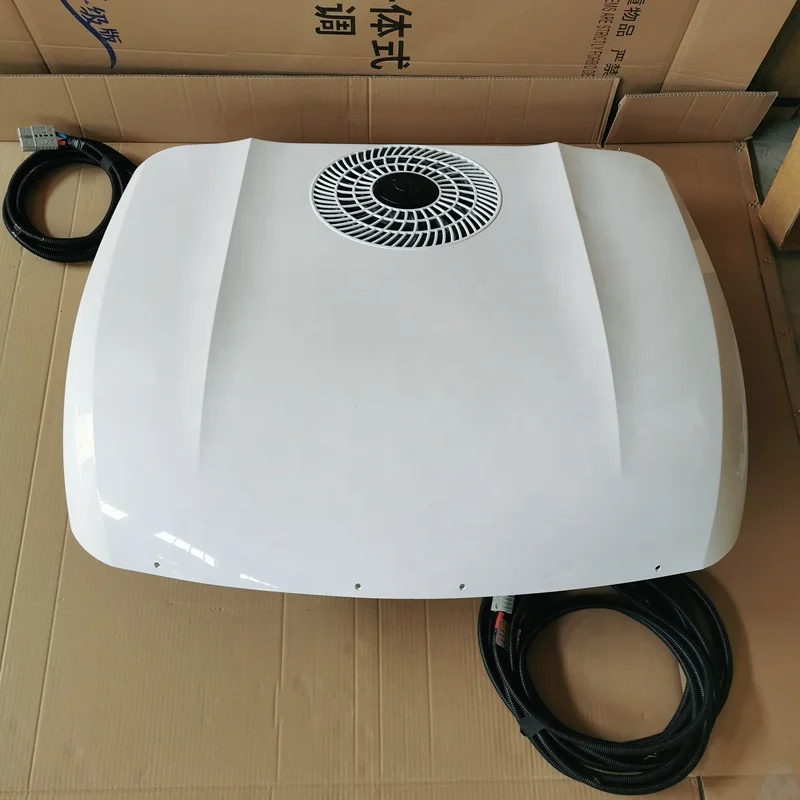 Battery Powered Electric Auto Parking Conditioning 12v 24v Truck Air Conditioner 12 Volt For Truck