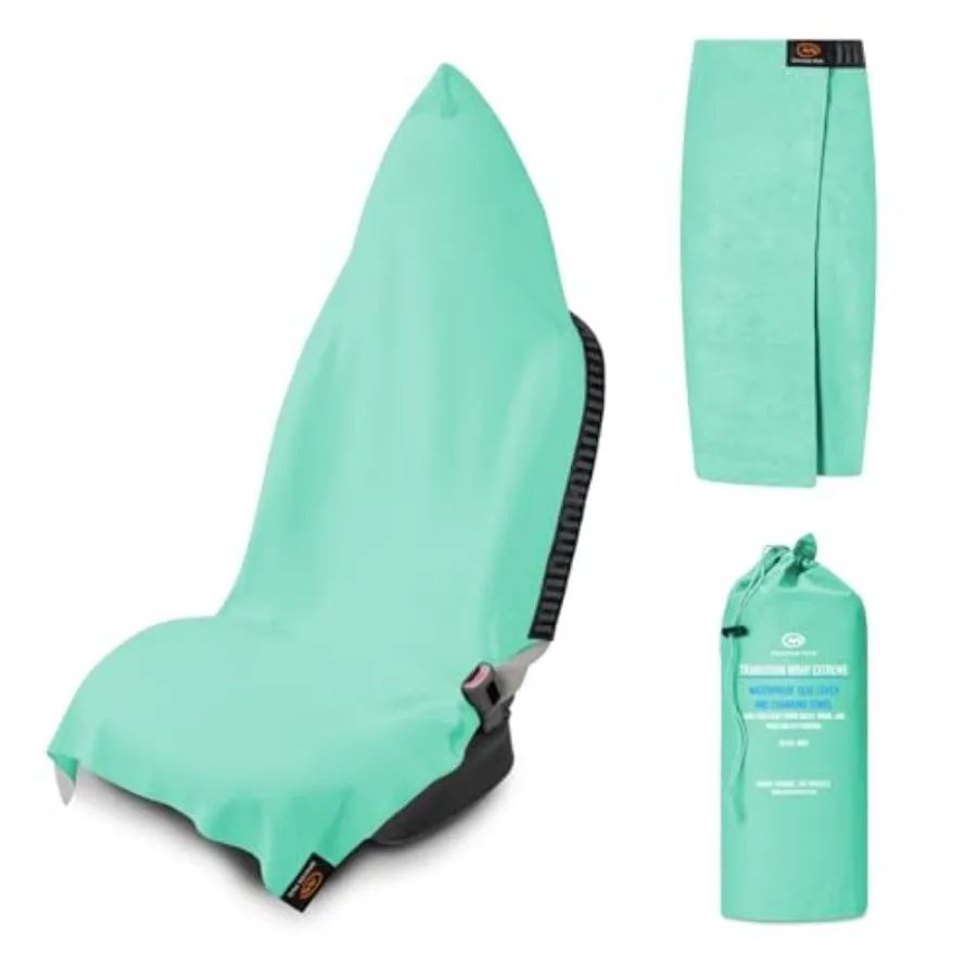 

Водонепроницаемый чехол-накидка Transition Wrap Extreme для автомобильного сиденья и защитное полотенце для бегунов, велосипедистов, триатлонистов, любителей спортзала