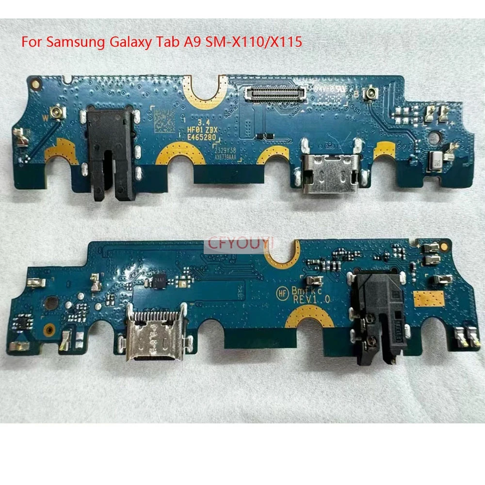 USB Dock Charger Charging Port Board Flex Cable Replace Part For Samsung Galaxy Tab A9+ SM-X210 X210 X215 X216/ Tab A9 X110/X115