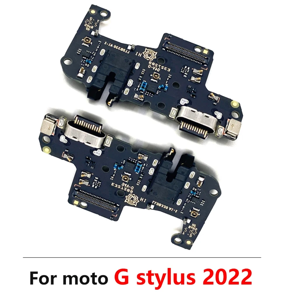 NEW USB Charging Port Socket Plug Connector Board Cables With Microphone For Motorola Moto G Stylus 5G 2022 G Pro Stylus