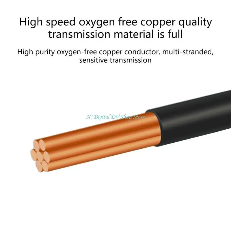 E74D EU4.0mm to Nema 1-15R Conversion Cord, European Standard Male Plug to Female US Socket Connectors Power Extension Cable