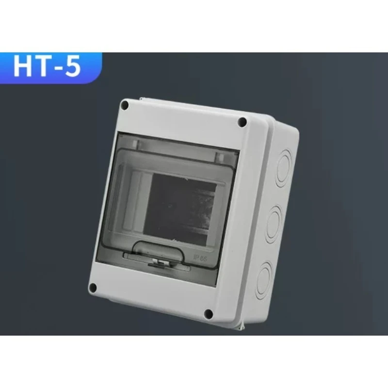 HT Series IP65 Waterproof Distribution Box Outdoor ABS Plastic Enclosure Home EV Charger MCB Box Weak Current Meter Box