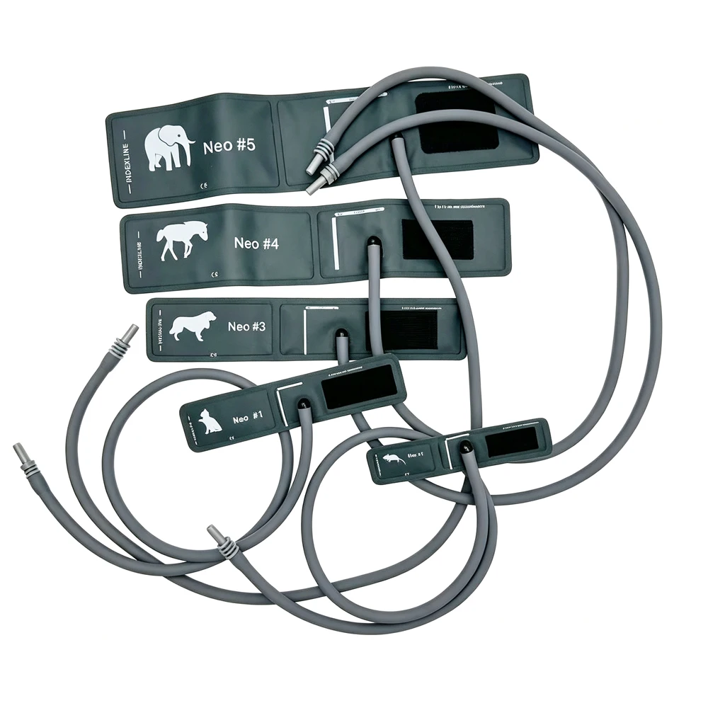 Reusable pet blood pressure cuff compatible with Kangtai and the old Omron blood pressure monitor animal blood pressure strap