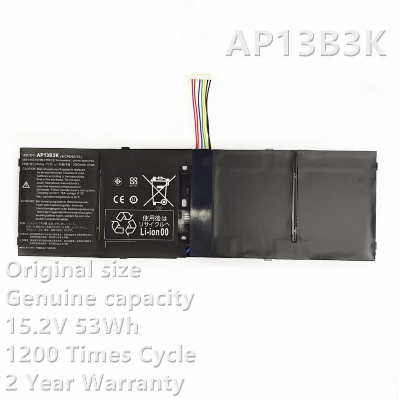 CSBD AP13B3K Laptop Battery For Acer Aspire V5-472 V5-472G V5-472P V5-473 V5-473G V5-452 V5-452G V5-552 V5-552G V5-552P AP13B8K