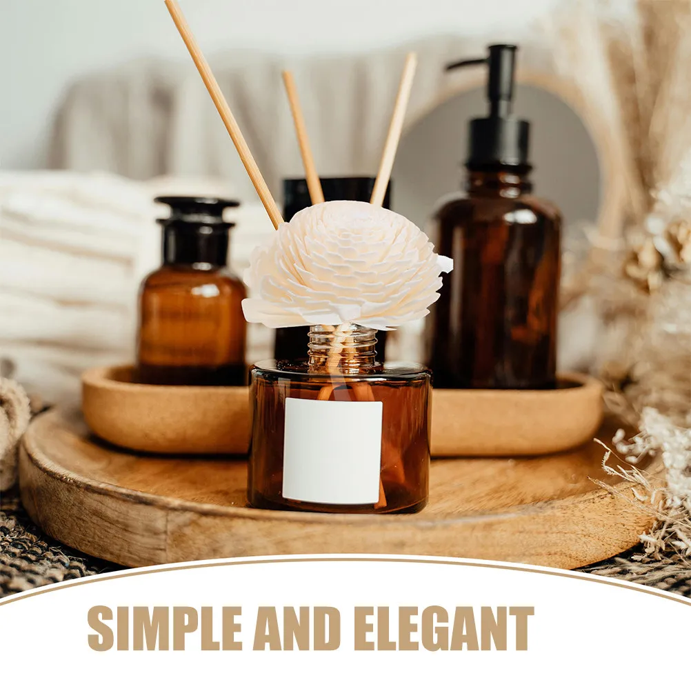 Artificial Flower Fragrance Diffuser Bendable Cotton Rope Replacement for Essential Oil Bottle Home Car Perfume Oil Diffuser
