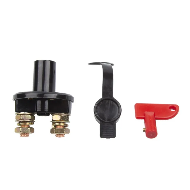 10Pcs cross-border car hand-turned knob type double copper column 2-hole 4-hole power supply master switch anti-leakage, battery