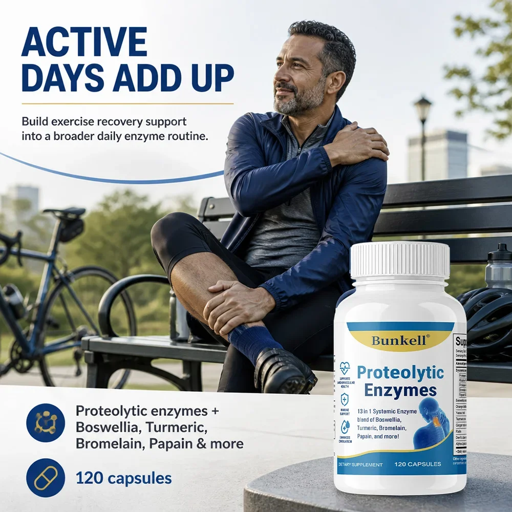 Bromelain (Natural Proteolytic Enzyme), 120 Capsules, Helps Maintain Gastrointestinal Function, Promotes Muscle & Joint Comfort