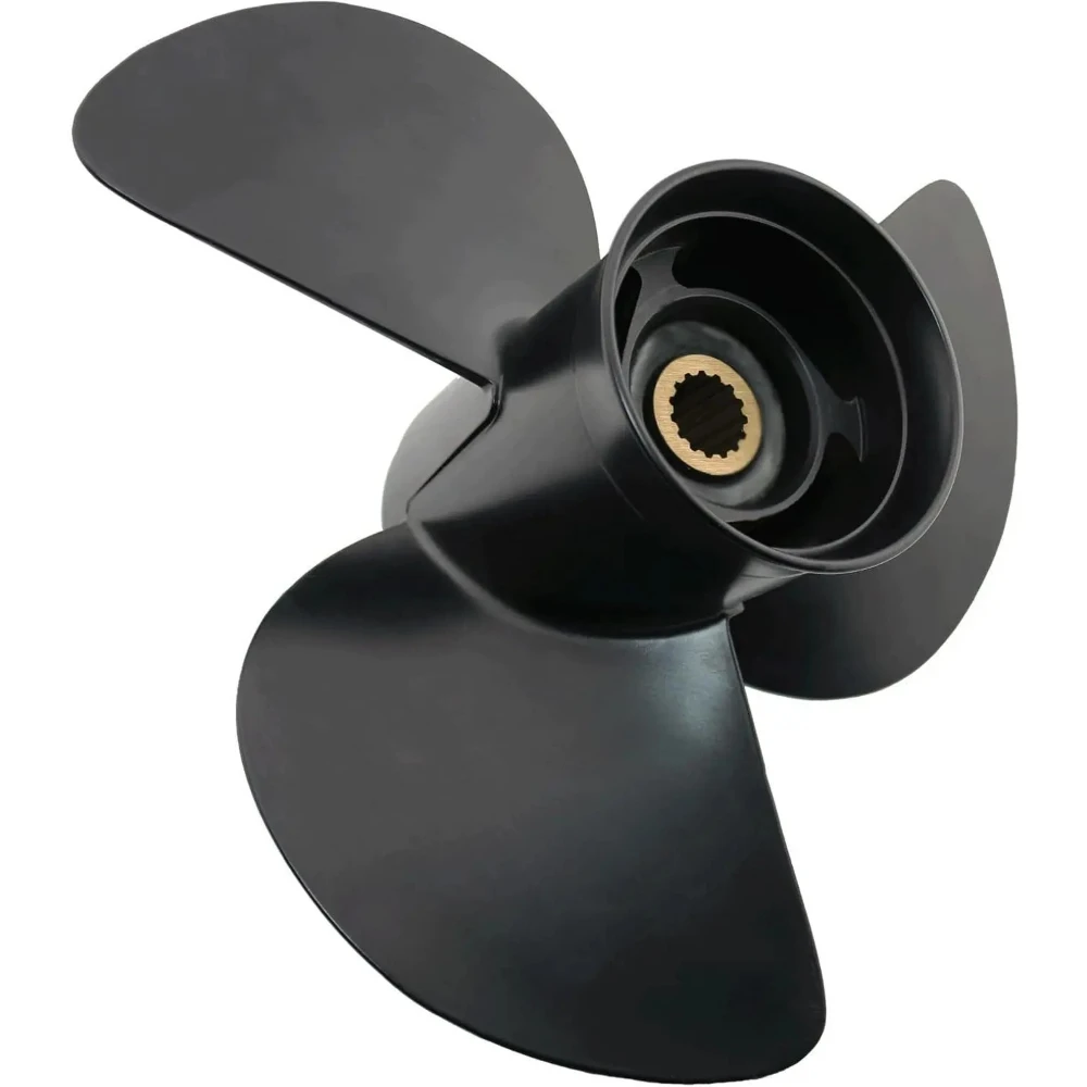 

Boat Outboard Propeller 13.5x15 for Tohatsu for Nissan 60-140 HP , 13.5 x 15 Pitch 15 Tooth Spline, 3HKB64532-0, RH(13 1/2x15)