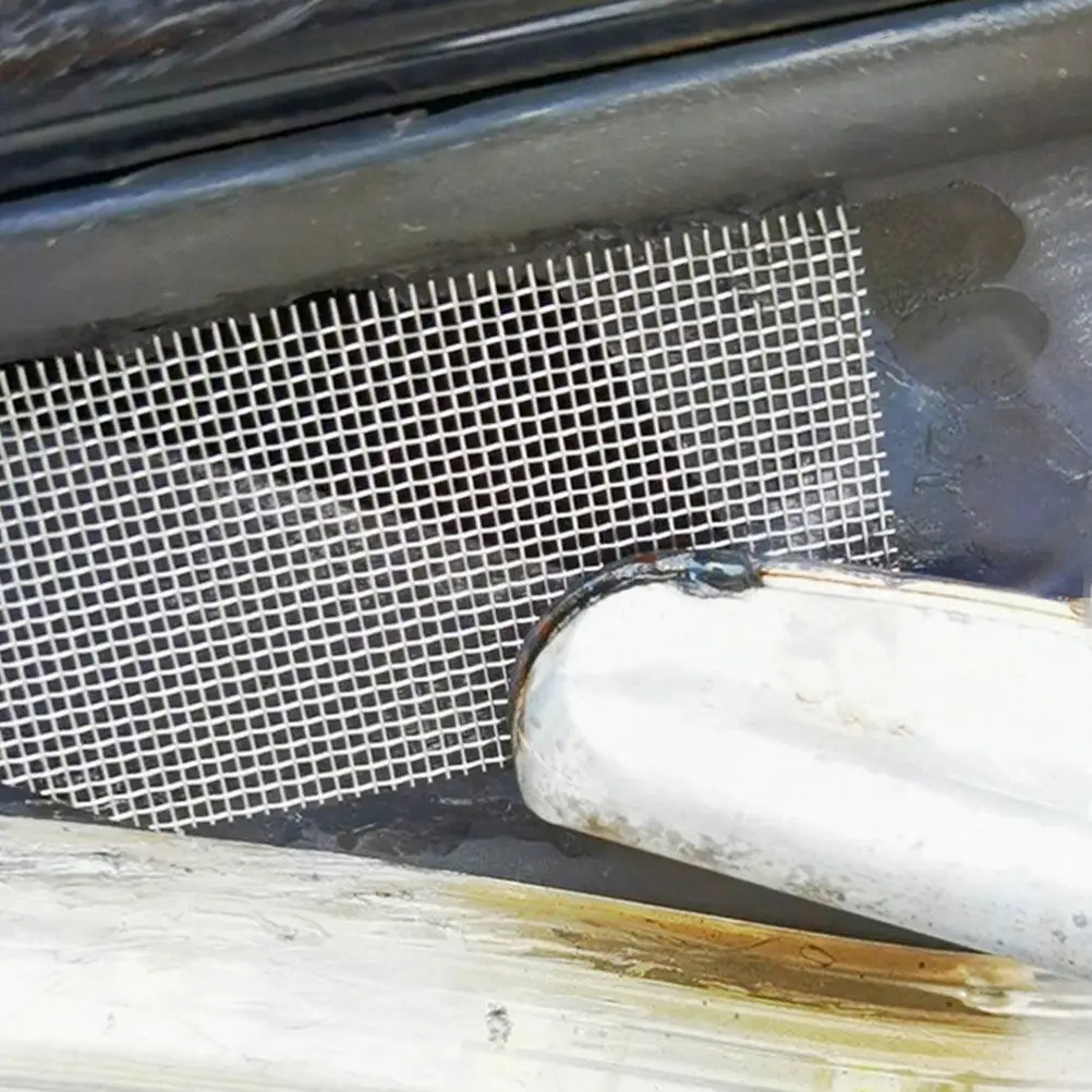 15Pcs Stainless Steel Bumper Repair Mesh Screen Compatible with Plastic Welding Machines for Fast Hole Crack Restoration