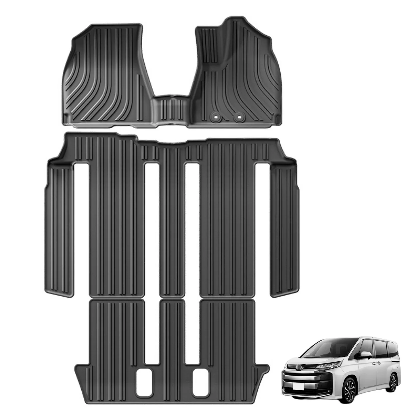 

Акция оптом для автомобильных аксессуаров Toyota, автомобильные коврики из ТПЭ, спортивный дизайн, стиль, водонепроницаемый противоскользящий коврик для салона автомобиля