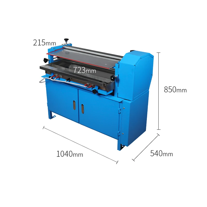 Heating Automatic Glue Machine Glue Passing Cabinet Type Glue Pasting Rolling Machine, Glue Applying Machine Glue Pasting