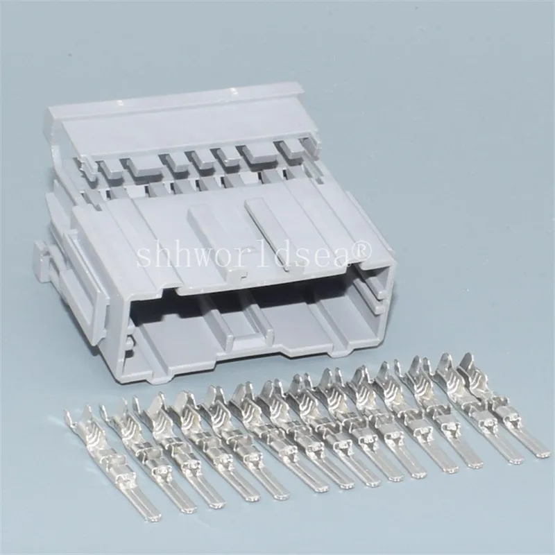 2/100Set 14 Pin 6098-0253 6098-0254 2.2mm (090) Cable Auto Wiring Harness Connector Plug Car Electrical Wire Socket
