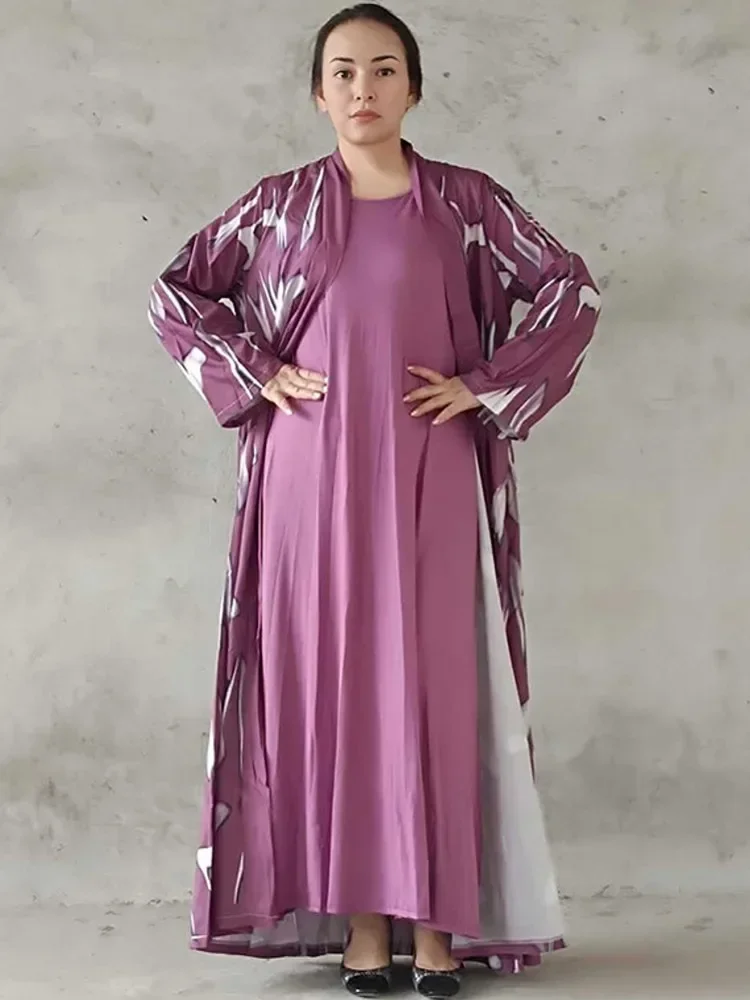 African Dresses For Women Muslim Fashion Abayas Boubou Dashiki Ankara Outfits Evening Gown Dubai Kaftan Abaya Robe Marocaine