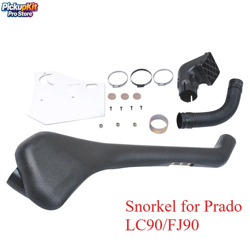 304 Stainless Steel Snorkel & Exhaust Pipe for Prado LC90/FJ90 3400 Water/Dust Proof Off-Road Kit