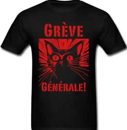 IWW Industrial Workers Union T Shirt Tee Protest Greve Cat