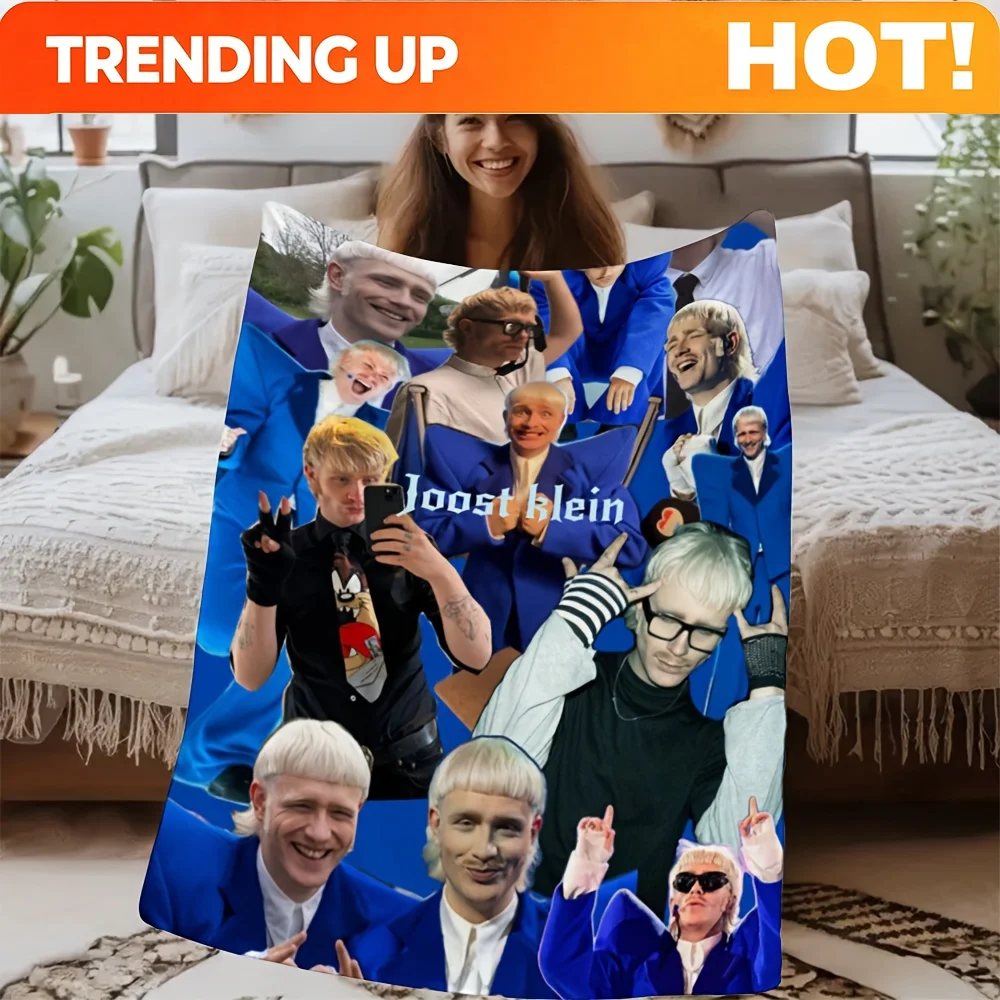 Customize A Soft And Comfortable Personalized Printed Flannel Blanket by Hot Vocalist Joost Klein, Suitable for Decorating Sofas