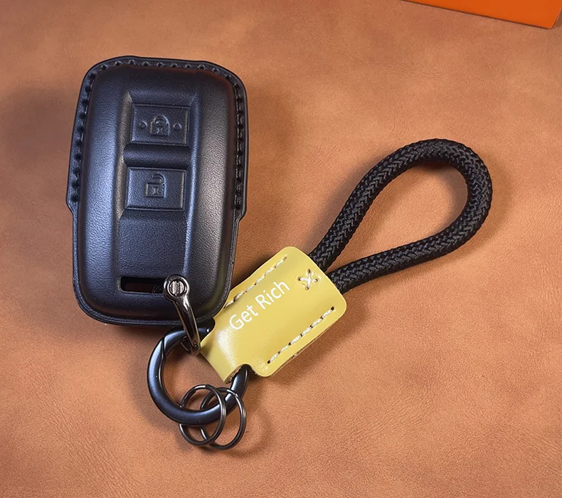 Autoschlüsseletui für Toyota Land Cruiser LC 70 71 76 78 79 LC70 LC71 LC76 LC78 LC79 Schlüsselanhänger-Abdeckung Shell-Halter Fob Bag Zubehör – Detail 10