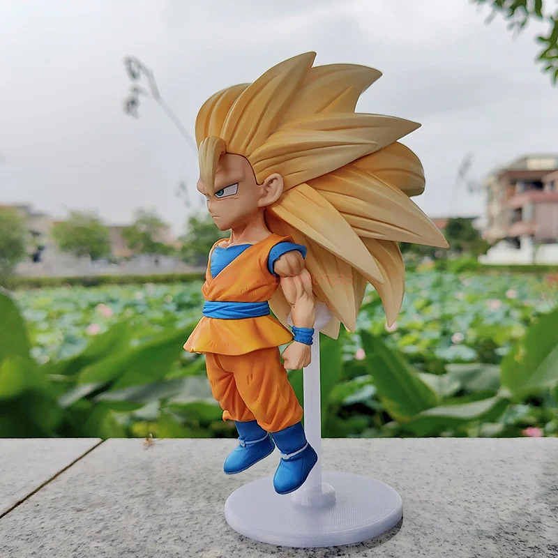In Stock Dragon Ball Anime Figure Super Saiyan Great Demon Super 3 Goku Figures Gk Handheld Model Ornament Birthday Gifts Toys