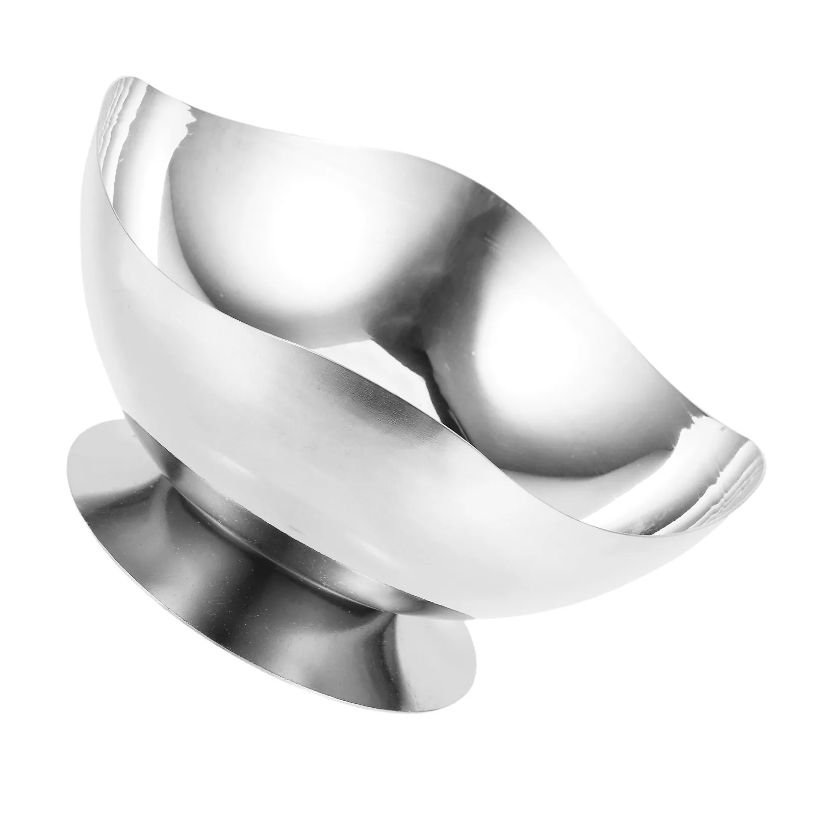Stainless Steel Ice Cream Cup Footed Dessert Bowl Pudding Fruit Salad Serving Dish Elegant Reusable Kitchen Tableware Home view 5
