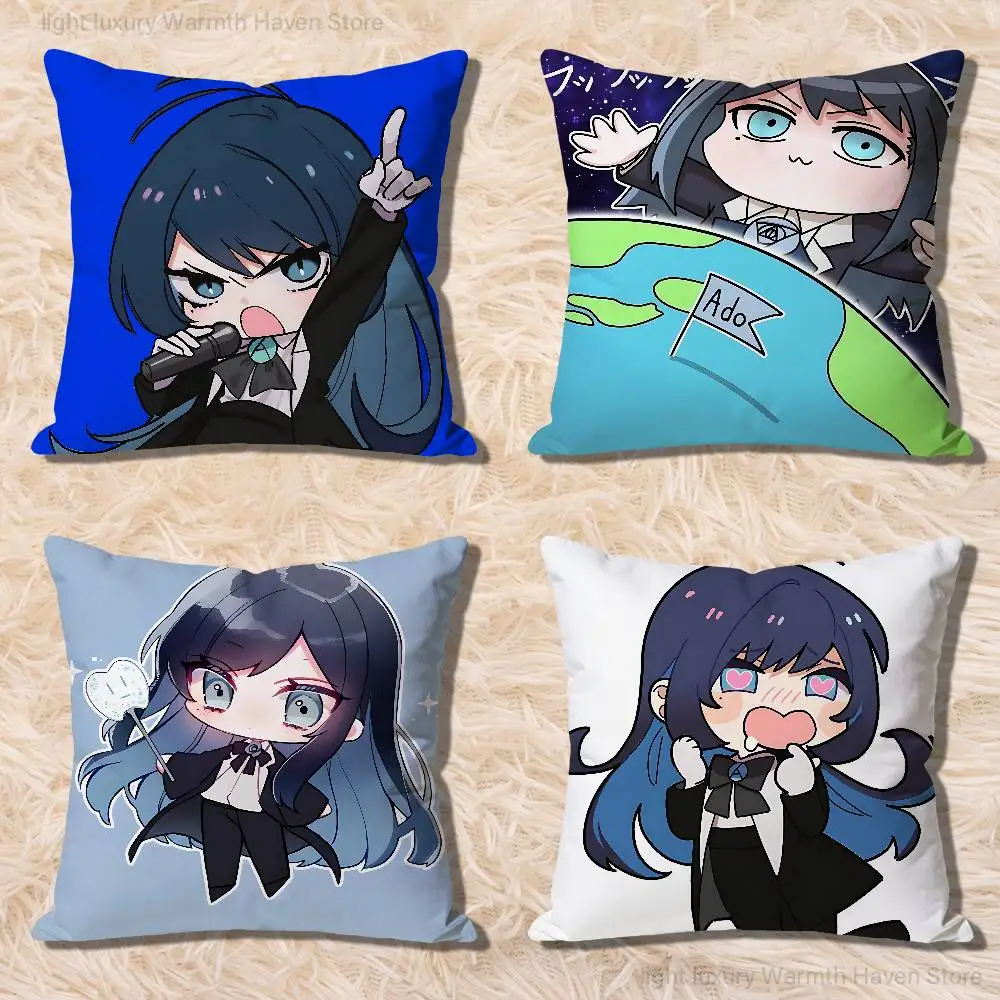 

A-Ado K-Kyogen Pillow Cases for Bedroom Living Room Sofa Home Decor Polyester Cushion Cover with Zipper