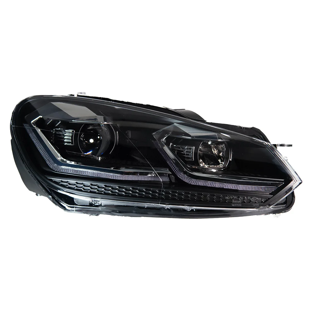 

Dedicated to 09-12 years Volkswagen Golf 6 headlight assembly 7.5 LED upgraded double lens accessories TY-WP-0313