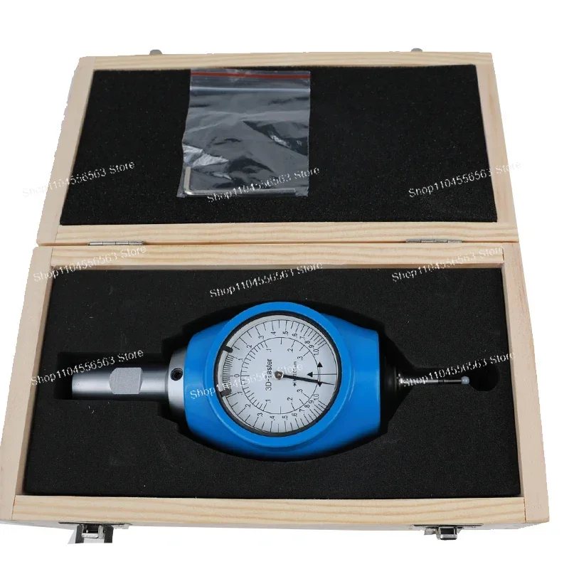 3D Edge Finder with Dial Indicator for XYZ Axis Workpiece Alignment