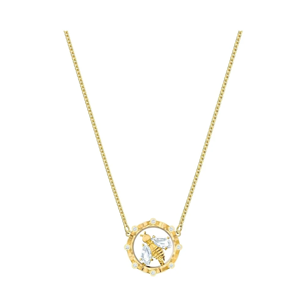 

Lustre Golden Honey Bee Statement Necklace