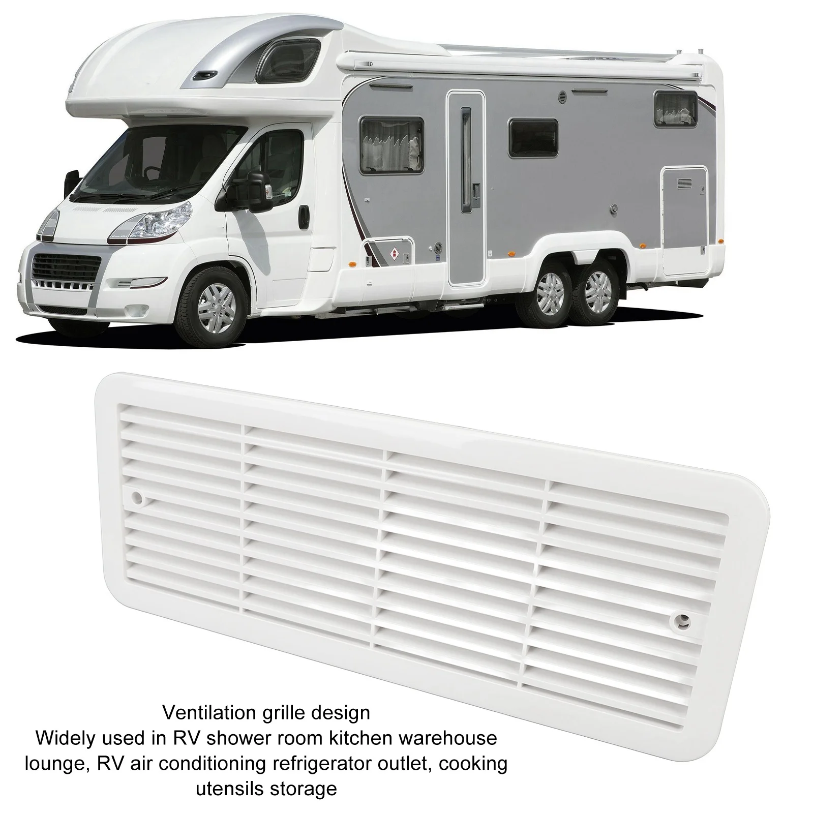 Rv koelkastventilator 12V drie ventilatoren Stille RV zijventilator met beschermnet voor RV camper jacht boot RV koelkast koelventilator