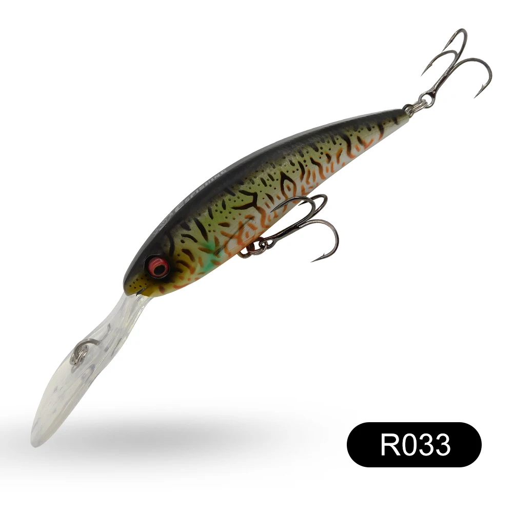 ESFISHING Angelköder Wobbler für Hechtangeln 90mm 16g Easy Sprinter Schwimmender Minnow