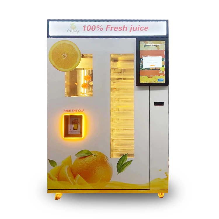 Unmanned Retail Automatic Fresh Orange Juice Vending Machine Juicer Maker Commercial