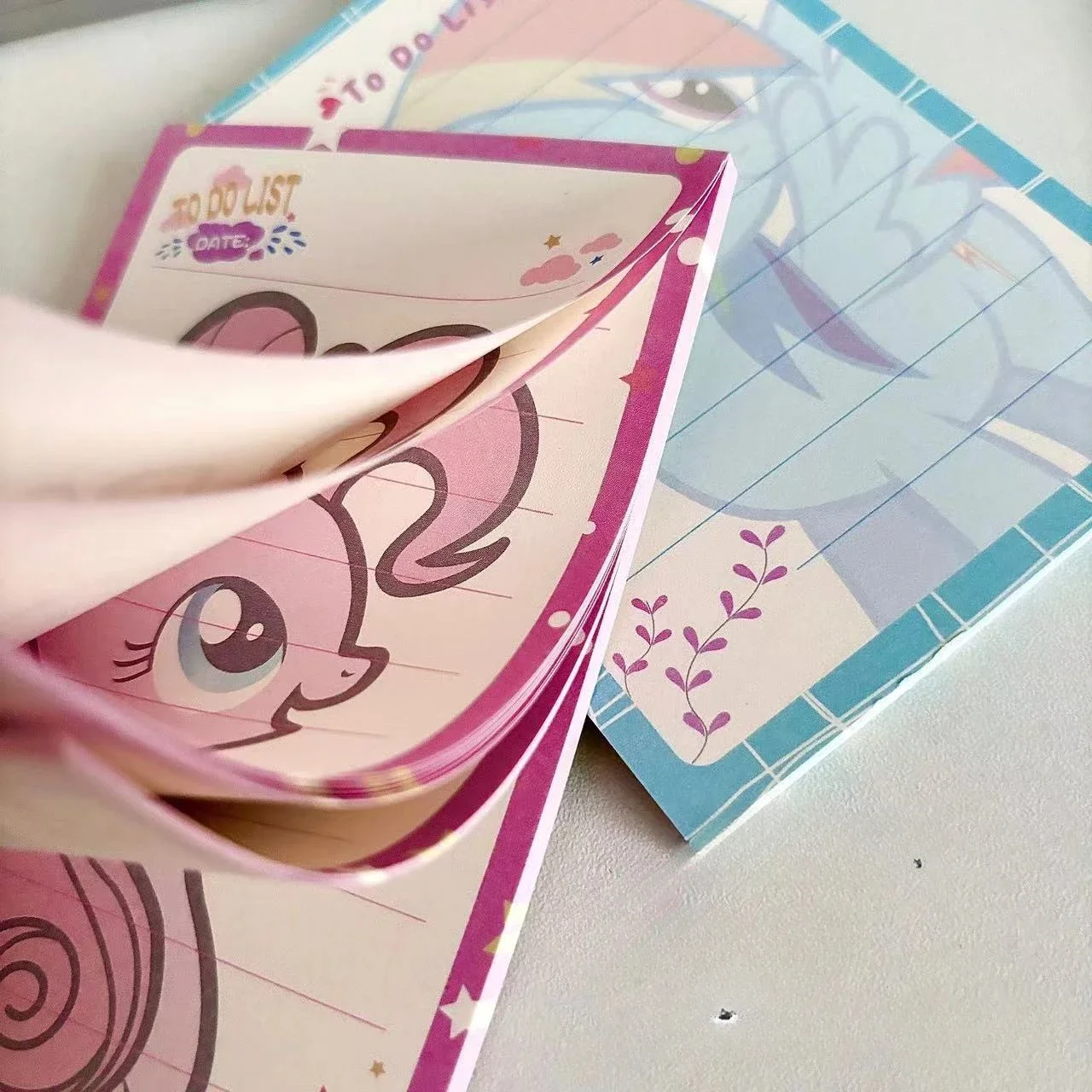 My Little Pony A7 Scratch Pad Cartoon Portable Notebook Student Lined Draft Book No Stickiness Tear By Hand Notepad Memo Sheet