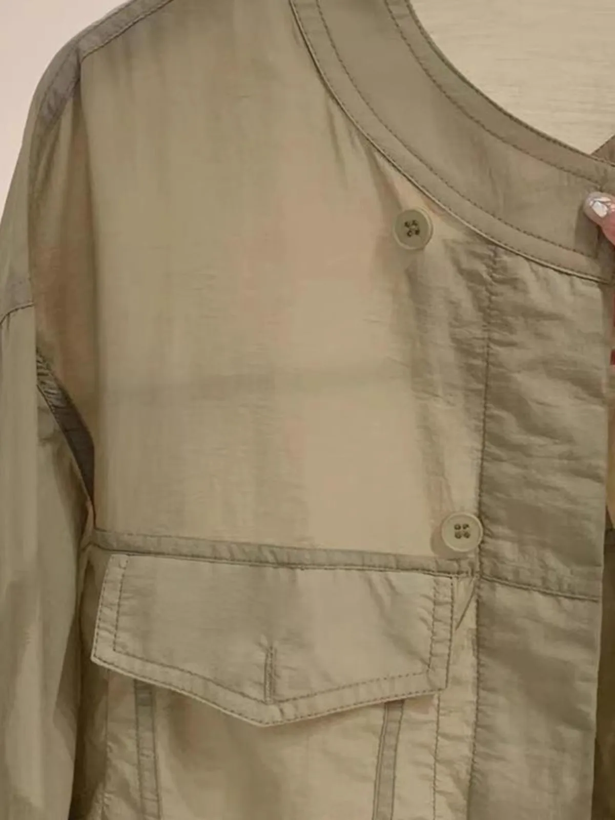 Vêtements de protection solaire légers, amples et respirants pour femmes, nouveau climatiseur d'été de petite taille Ele Long Sve...