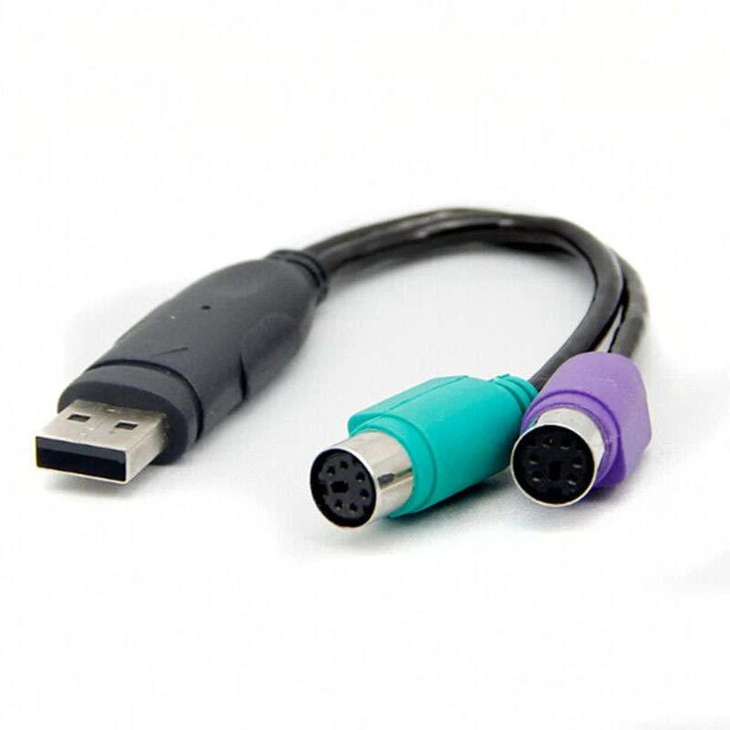 1 Stück USB 2.0 Stecker-Konverterkabel-Adapter-Stecker Computerzubehör geeignet für Maus, Tastatur/KVM-Switch/Scanner/PS2 – Detail 5