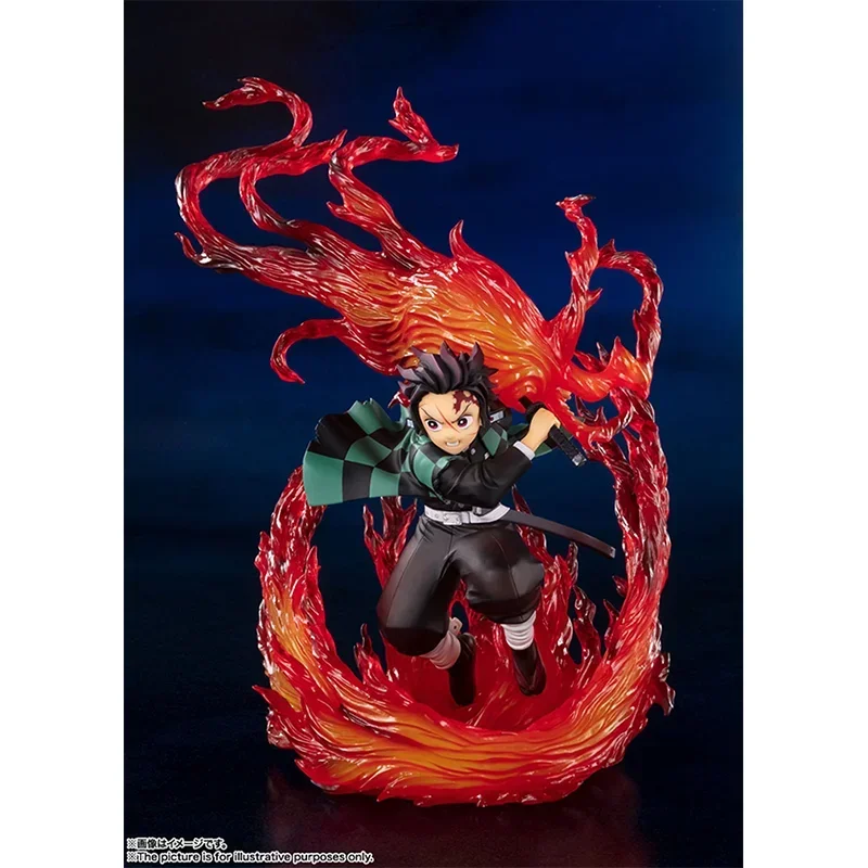 En Stock Original Bandai Figuarts ZERO Anime Demon Slayer Kamado Tanjirou PVC Anime figuras en miniatura de juguete colección adornos regalos