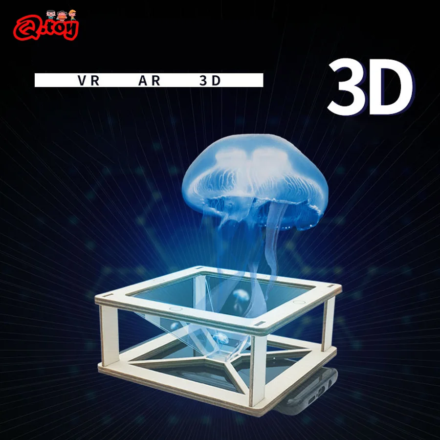 

DIY 3D Projector STEM Toys Tecnologia Science Experimental Tool Kit Teaching Aids for Kids Learning Education