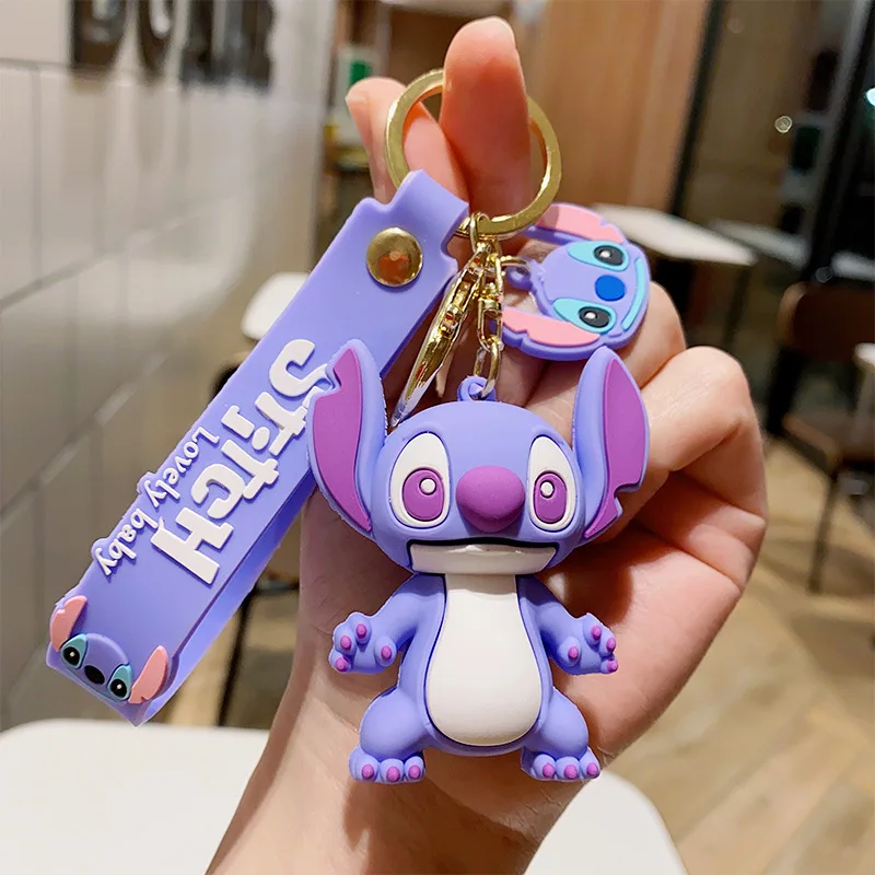 جديد الكرتون ديزني المفاتيح الكرتون آندي ليلو وستيتش لطيف دمية المفاتيح مجوهرات المفاتيح قلادة لعب الأطفال والهدايا